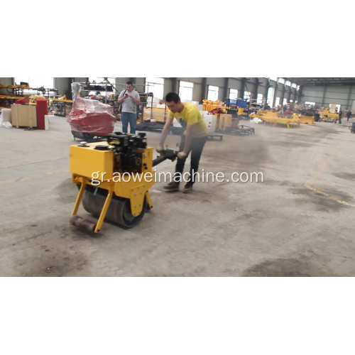 Νέο υδραυλικό χειρισμό Walk Behind Compactor Mini Road Roller 600kg με Ce